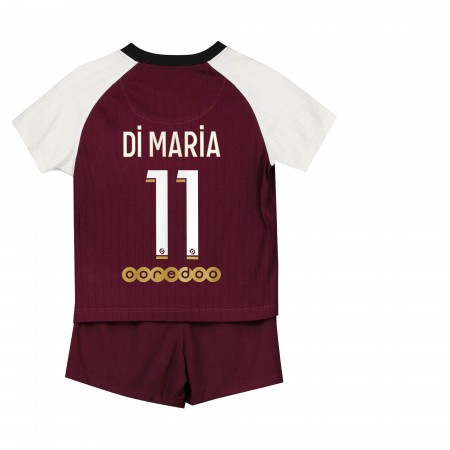 Paris Saint Germain Di Maria 11 Kind Voetbaltenues Third 2021 - SS (+ Korte broeken)